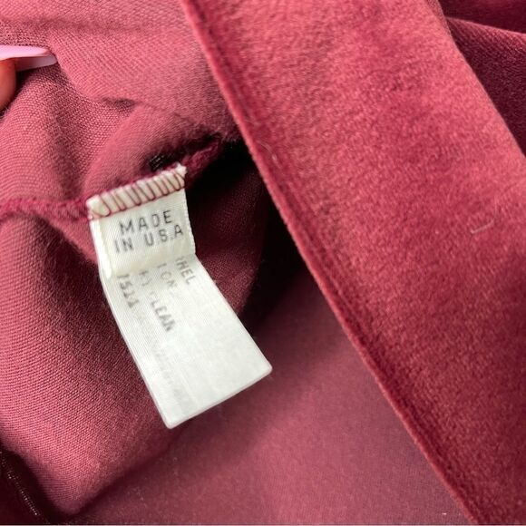 Yves Saint Laurent Vintage Velvet Off the Shoulder Ruffle Top - Picture 3 of 5